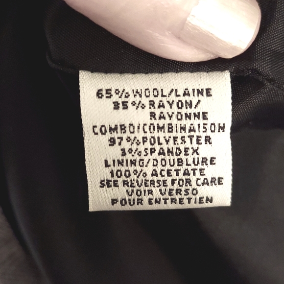 Talbots Dress, Wool, Fully Lined, Zip Back, Size 8 - Picture 6 of 8